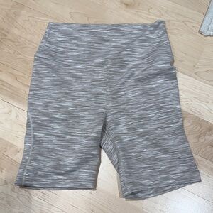 Outdoor Voices Heathered Gray Bike Shorts